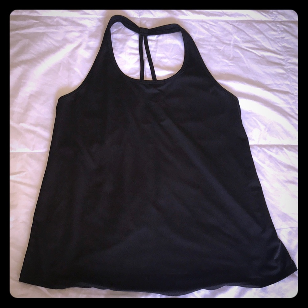 2 OLD NAVY workout tanks in M. BLACK.